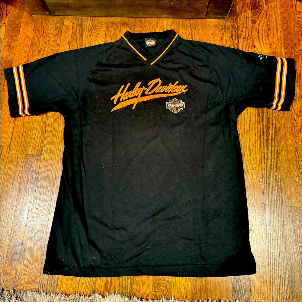 Harley Davidson baseball shirt